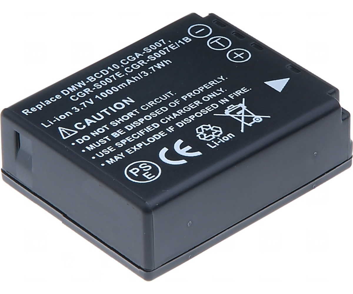 Battery For Panasonic Lumix Camera Cga S Cga S A