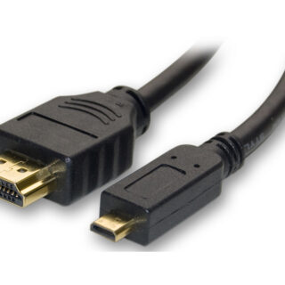 Micro HDMI Type D Male to HDMI Type A (standard) Male Cable