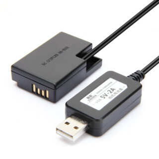 USB Power Supply Adapter Charger For Canon DSLR EOS Digital Cameras ACK-E18 DR-E18