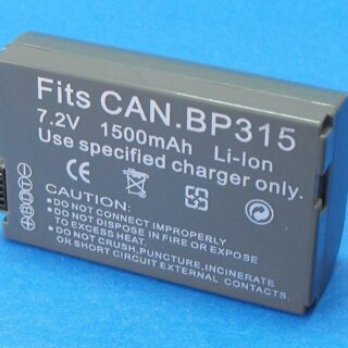 Li-ion Akku Batteria Batterie Battery For Canon Video Camera Camcorder BP-315 BP-315B BP-315S