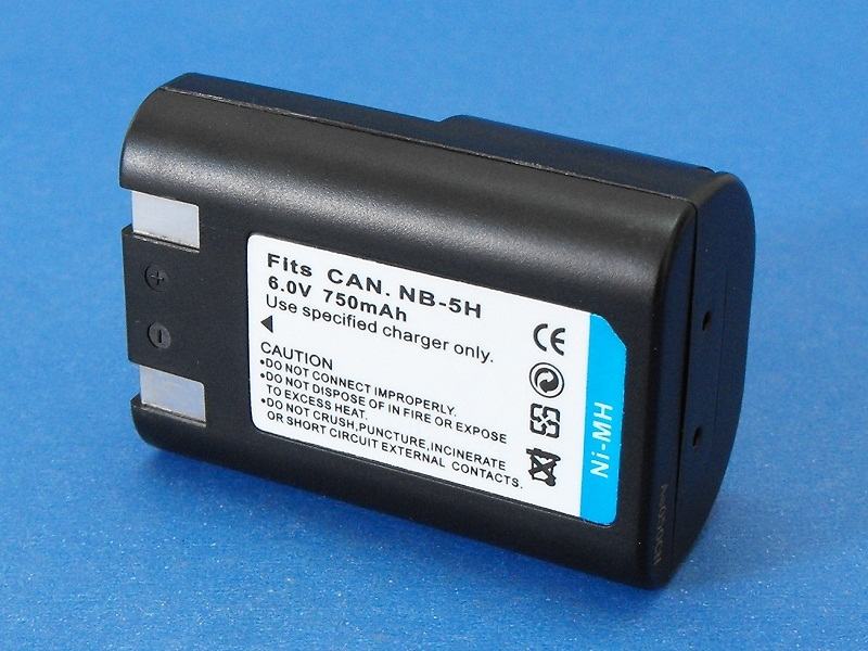 Ni-MH Akku Batteria Batterie Battery For Canon Digital Camera NB-5H NB5H