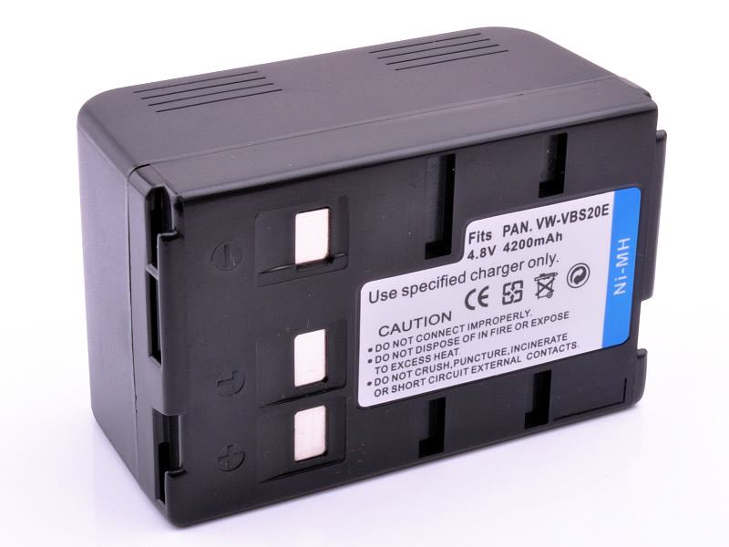 Battery For Panasonic Camcorder VW-VBS20 VW-VBS20E