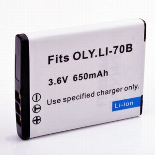 Li-ion Battery For Olympus Camedia Digital Camera Li-70B Li-70C Li70B Li70C