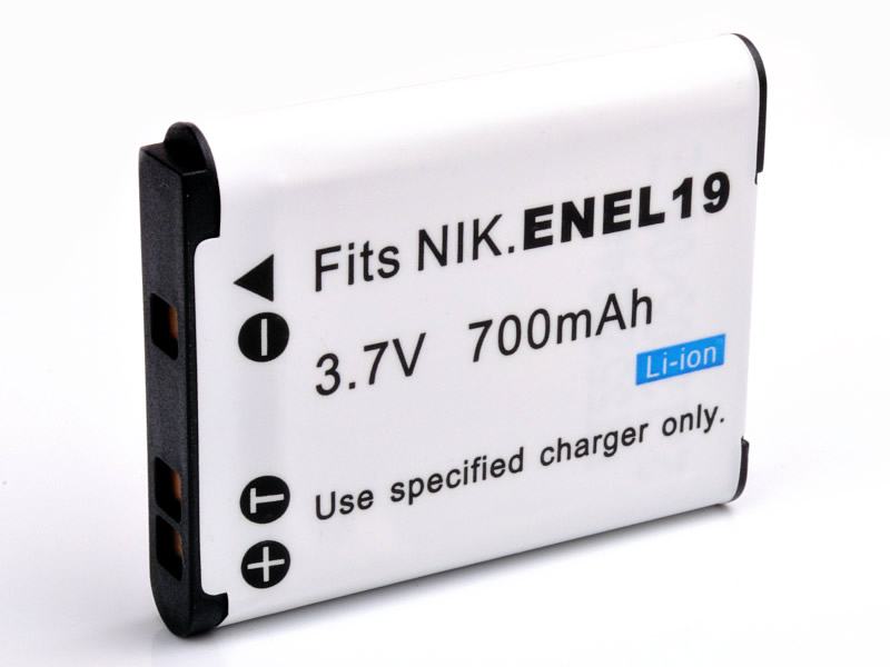 Li-ion Battery For Nikon CoolPix Camera EN-EL19 MH-66 ENEL19 MH66